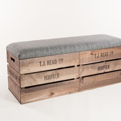 Grey-stripe-tweed-storage-bench
