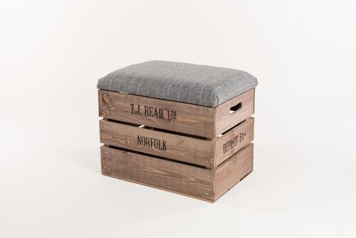 Grey-stripe-tweed-storage-stool