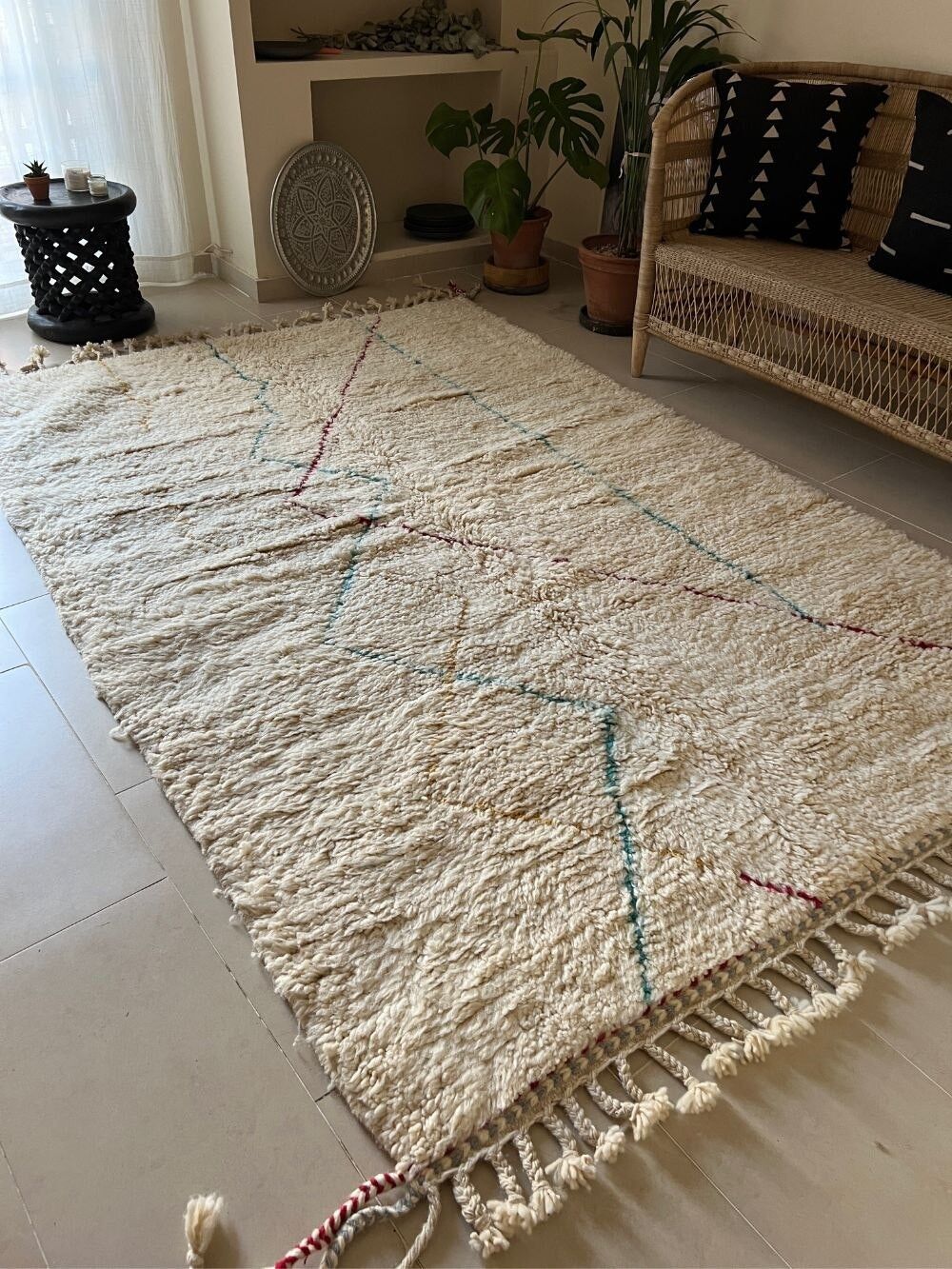 Tappeto berbero Beni Ouarain 265 x 167 cm