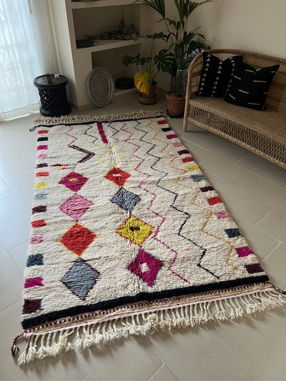 Tappeto berbero Beni Ouarain 268x150 cm