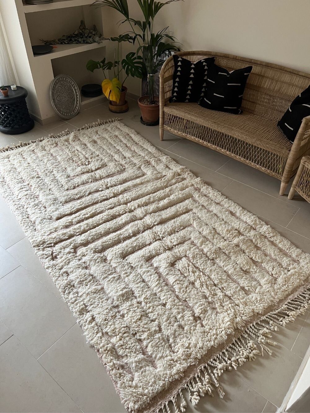 Tappeto berbero Beni Ouarain 275x149 cm