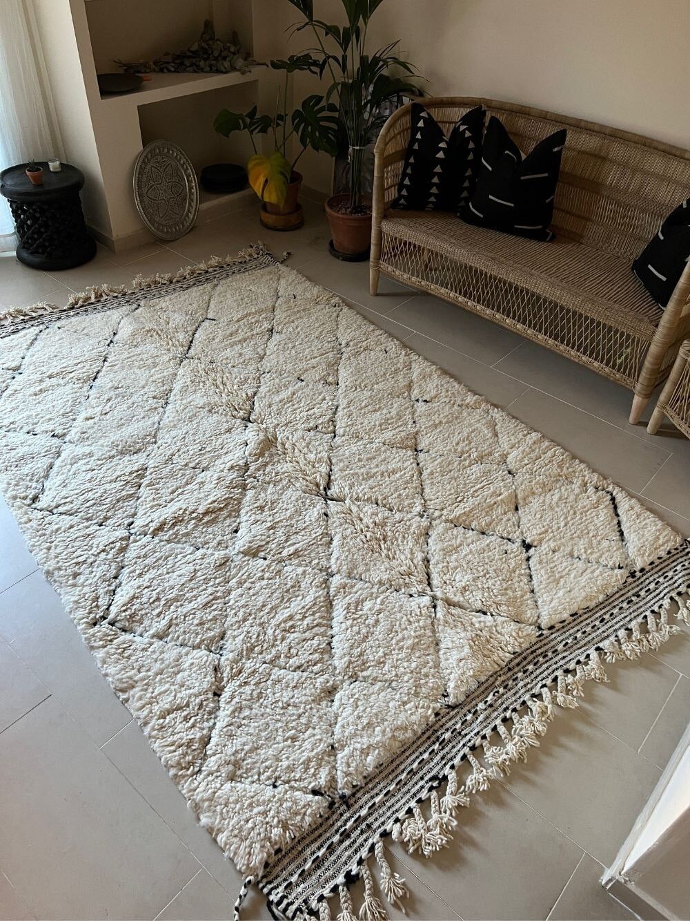 Tappeto berbero Beni Ouarain 278 x 170 cm