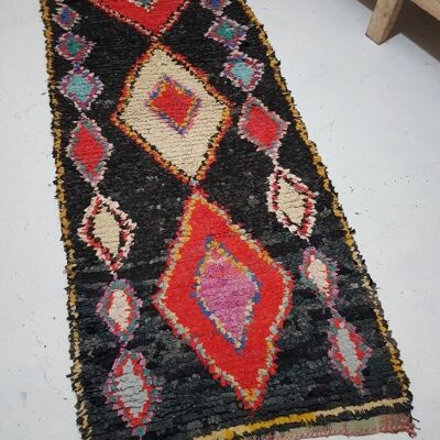 Boucherouite Marokkanischer Teppich 280x108 cm