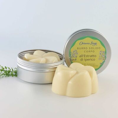 Solid Body Butter with Hypericum Extract and blend of Citrus Essential Oils and Spices