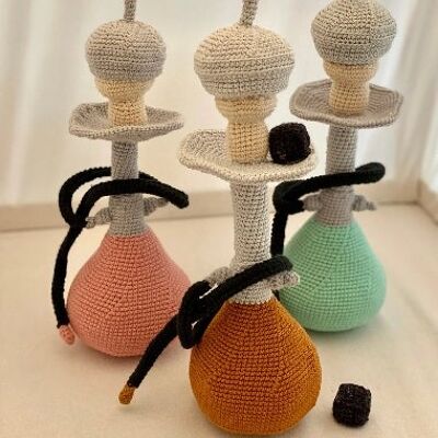 SMALL SHISHA, crocheted from cotton yarn, gift, figurine