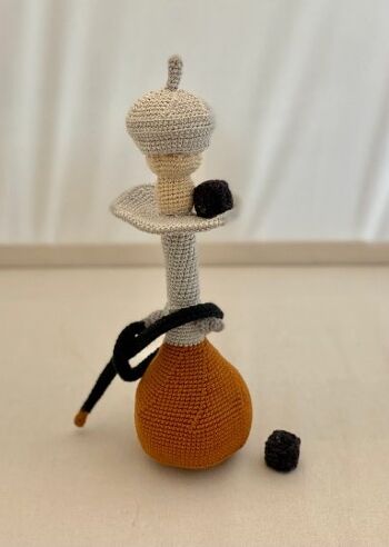 PETITE SHISHA, crochetée à partir de fil de coton, cadeau, figurine 2