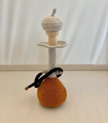 PETITE SHISHA, crochetée à partir de fil de coton, cadeau, figurine 3