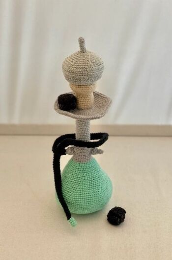 PETITE SHISHA, crochetée à partir de fil de coton, cadeau, figurine 4