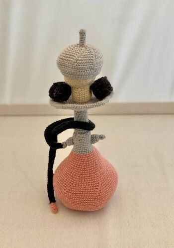 PETITE SHISHA, crochetée à partir de fil de coton, cadeau, figurine 5