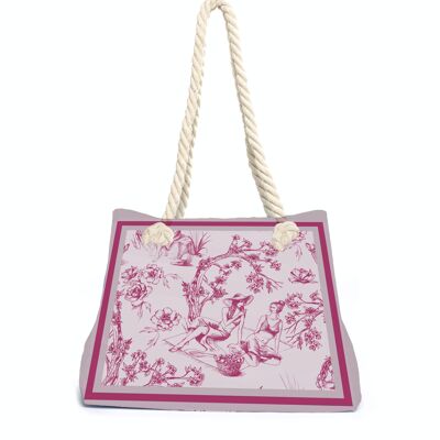 Strandtasche Toile de Jouy