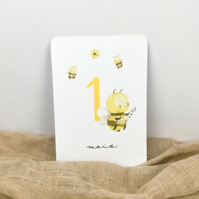 Step cards - bees