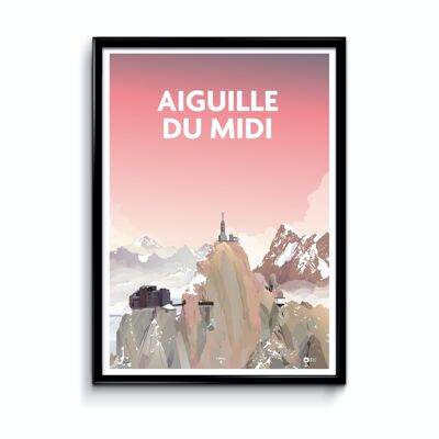 Aiguille du Midi-Plakat