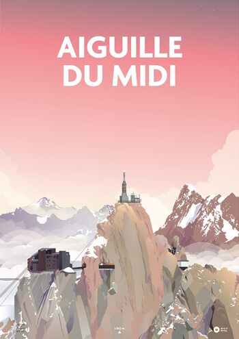 Affiche Aiguille du Midi 2