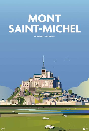 Affiche Mont Saint-Michel 2