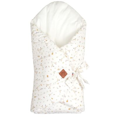 Scalable cotton swaddle sleeping bag, Sidonia, made in France