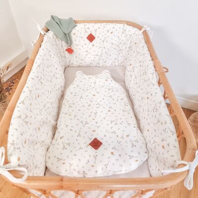 Saco de dormir de algodón sin mangas, Sidonia 6 - 18 meses, hecho en Francia