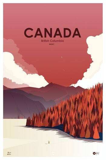 Affiche Canada Rouge 2