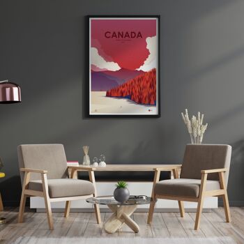 Affiche Canada Rouge 3