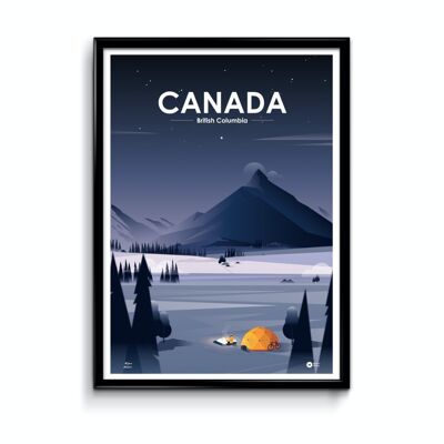 Nacht in Kanada-Plakat