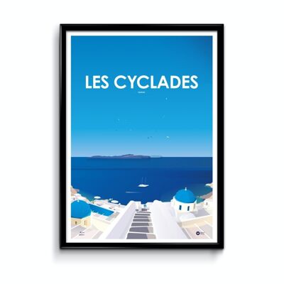 Cyclades Islands poster
