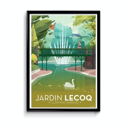 Affiche Jardin Lecoq Clermont-Ferrand