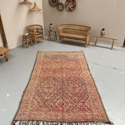 Vintage Boujaad Teppich 340 x 184 cm