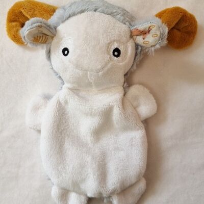 Peluche Bouc "Pitibouk" grigio