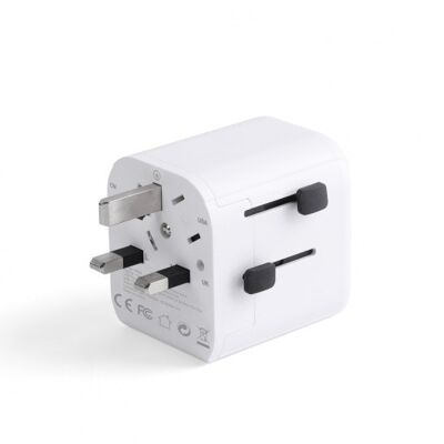 Adaptateur universel de voyage 150 pays + 2xUSB