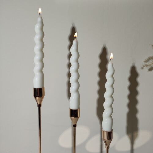 Twisted Candle | Candlestick | Home décor candle