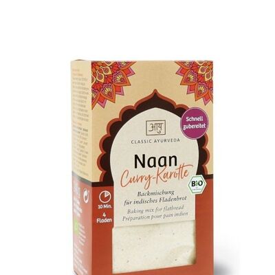 Naan Curry-Karotte, bio-240 g