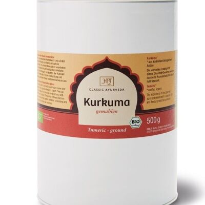 Kurkuma (gemahlen), bio-500 g