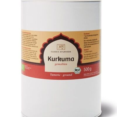 Kurkuma (gemahlen), bio-500 g
