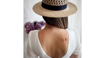 Parure de tatouages éphémères "D'amour et d'eau fraîche" 4