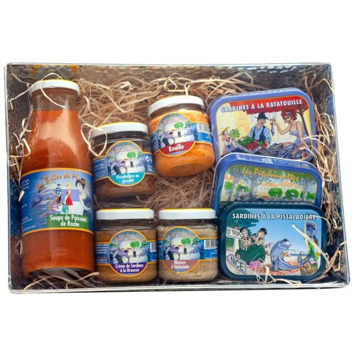 Coffret gourmand - Produits de la mer