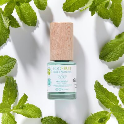 Jolies Mimines, esmalte de uñas de origen biológico menta