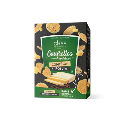 Comté and Pepper Appetizer Wafers