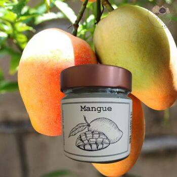 Bougie 180gr Mangue cires de soja et colza 1