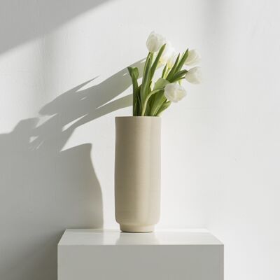 Schlanke Vase – handgefertigt in Portugal – NEU