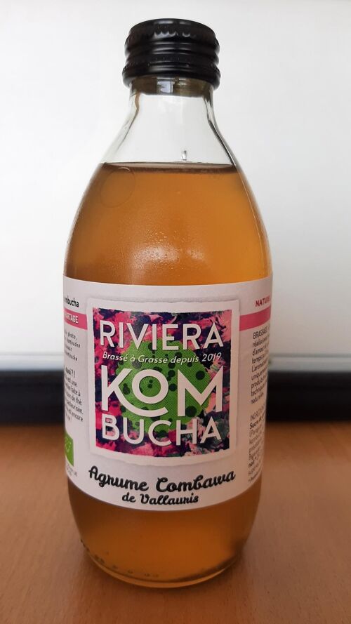 Premium Kombucha - Agrume Combawa* BIO de Vallauris