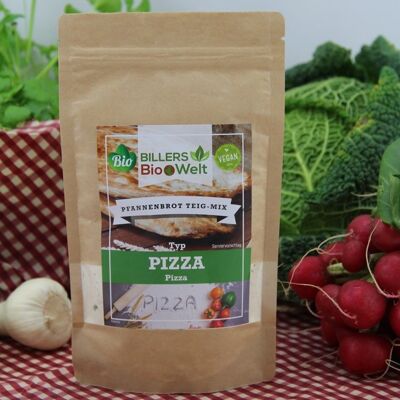 Billers Bio Pan Bread Dough Mix Type Pizza, 200g, végétalien