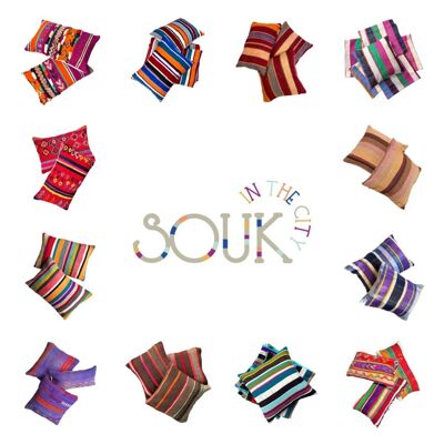 SOUK in the CITY - Upcycled Cushions - PROMO PACK