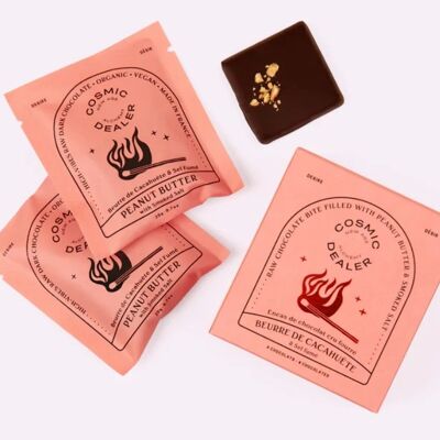 Boîte de 4 chakras - parfum unique :  Beurre de Cacahuète & Sel Fumé🥜