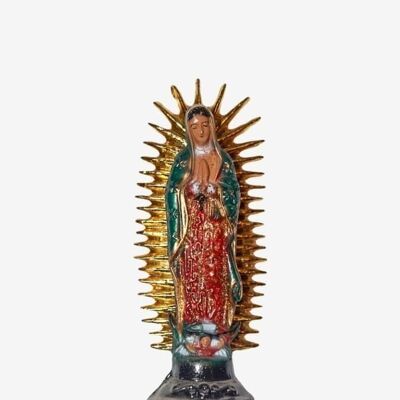 Virgin of Guadalupe resin statue - 10 cm