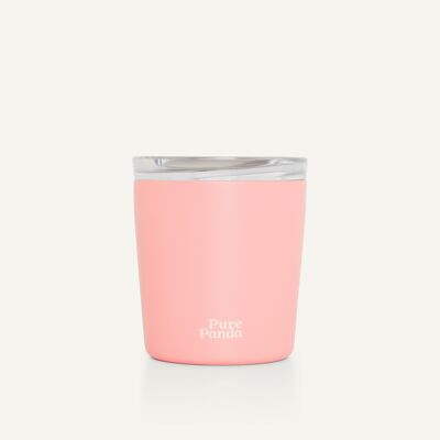 Coffee Tumbler 240ml - Pink Rose