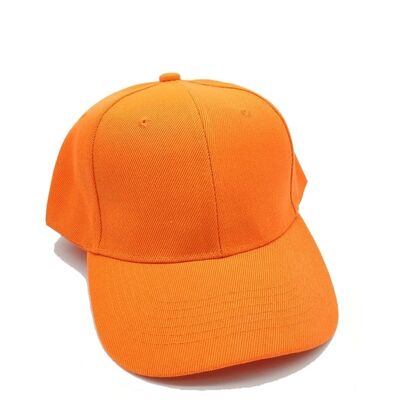 schlichter orangefarbener Helm