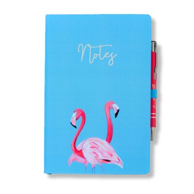 Notebook & pen set Flossy & Amber