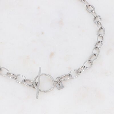 Collier Fanicy rhodium