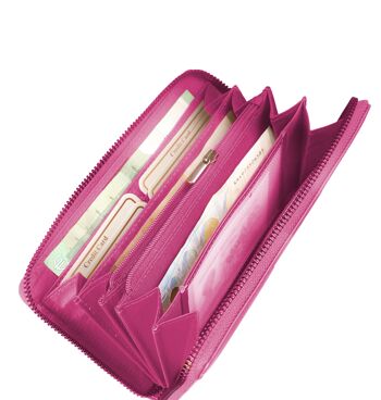 Porte monnaie Spongy RV femme fuchsia 977-31 3