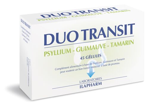 Duo Transit - Transit difficile, digestion - 45 gélules