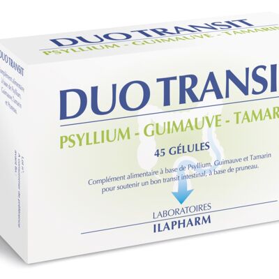 Duo Transit - Difficult transit, digestion - 45 capsules